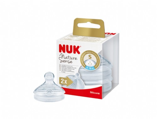 Nuk® Nature Sense Tetina Silicona T.S 6-18 Meses 2U 